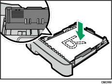 Иллюстрация лотка для бумаги