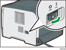 Power switch illustration