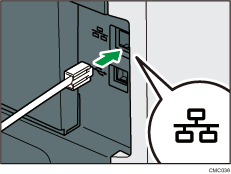 Cable connection illustration