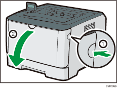 how to fix internal misfeed ricoh sp c250dn