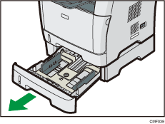 Paper feed unit illustration
