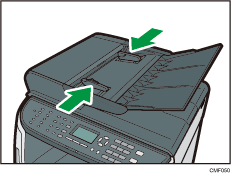 Auto reverse document feeder illustration