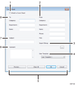 Application screen illustration numbered callout illustration