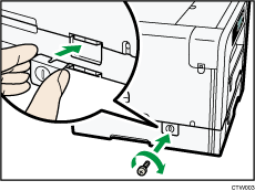 Illustration af kassettemodul