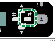 Illustration de la touche Entrée