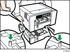 Illustrazione dell'unità vassoio carta