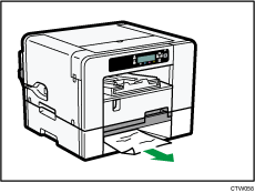 Illustrazione dell'unità vassoio carta