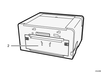 ilustração com numeração do equipamento