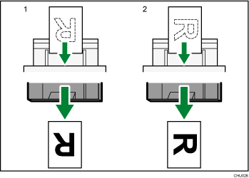 иллюстрация загрузки бумаги в обходной лоток