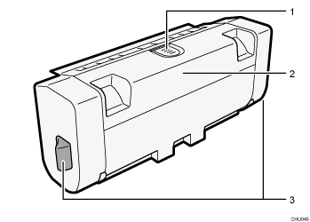 иллюстрация блока двусторонней печати с пронумерованными сносками