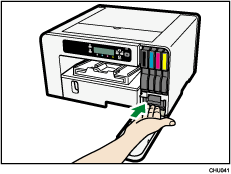 ink collector unit illustration