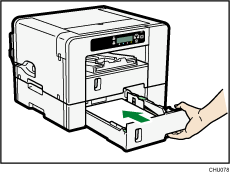 paper feed unit illustration