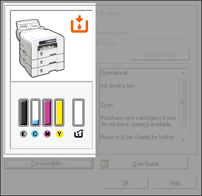 application screen illustration