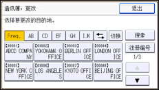 操作面板屏幕图例