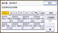 操作面板屏幕图例