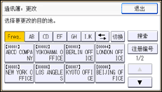操作面板屏幕图例