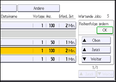 Abbildung Bedienfeld-Display
