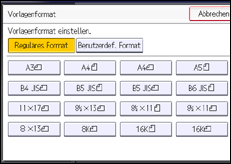 Abbildung Bedienfeld-Display