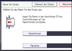 Abbildung Bedienfeld-Display