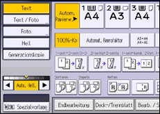 Abbildung Bedienfeld-Display