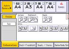 Abbildung Bedienfeld-Display