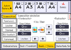 Abbildung Bedienfeld-Display