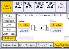 Abbildung Bedienfeld-Display