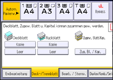 Abbildung Bedienfeld-Display