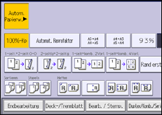 Abbildung Bedienfeld-Display