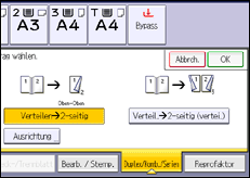 Abbildung Bedienfeld-Display