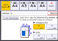 Abbildung Bedienfeld-Display