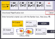 Abbildung Bedienfeld-Display