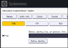 Abbildung Bedienfeld-Display