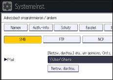 Abbildung Bedienfeld-Display