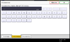Abbildung Bedienfeld-Display