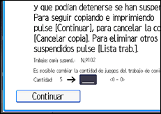Ilustración de la pantalla panel de mandos