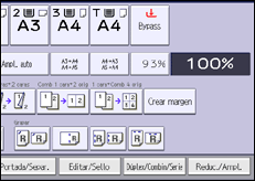 Ilustración de la pantalla panel de mandos