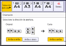 Ilustración de la pantalla panel de mandos