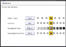 Ilustración de la pantalla panel de mandos