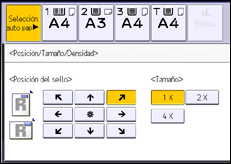 Ilustración de la pantalla panel de mandos