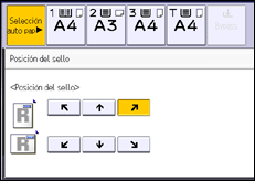 Ilustración de la pantalla panel de mandos
