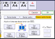 Ilustración de la pantalla panel de mandos