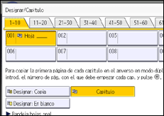 Ilustración de la pantalla panel de mandos
