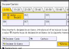 Ilustración de la pantalla panel de mandos