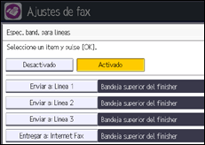 Ilustración de la pantalla panel de mandos