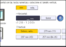 Ilustración de la pantalla panel de mandos