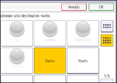Illustrazione schermata pannello di controllo