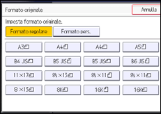 Illustrazione schermata pannello di controllo