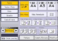 Illustrazione schermata pannello di controllo