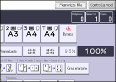 Illustrazione schermata pannello di controllo